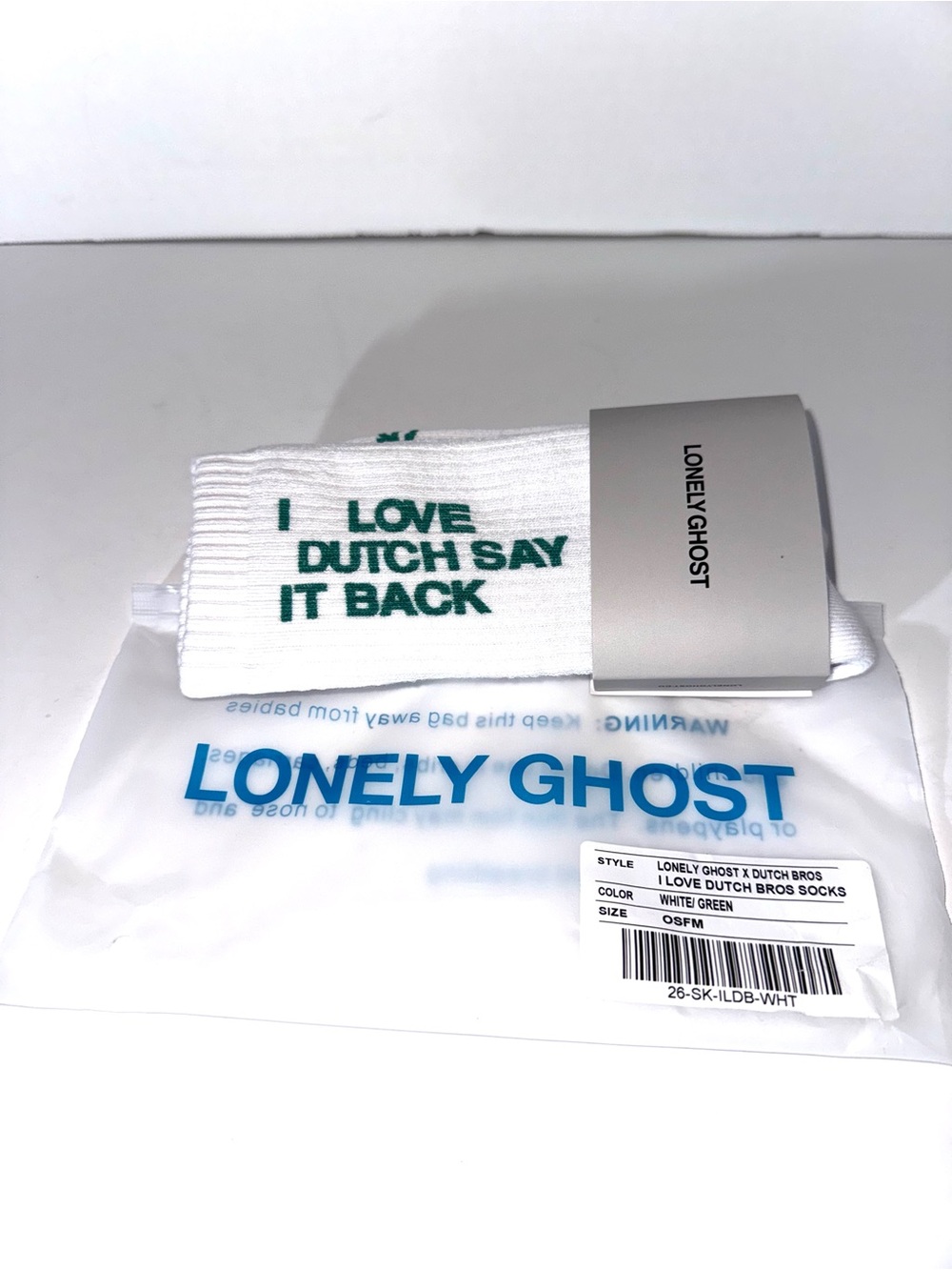 Lonely Ghost x Dutch Bros Socks